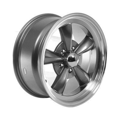 Summit racing legend 5 series gunmetal wheel 17"x8" 5x4.5" bc