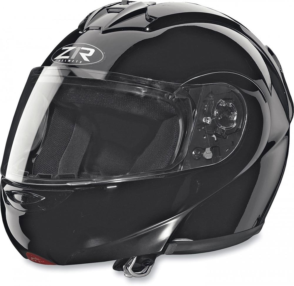 Z1r eclipse solid black modular helmet 2013 motorcycle full face