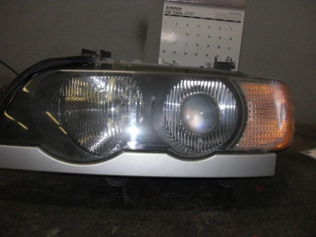 00 01 02 03 bmw x5 l. headlight w/xenon w/clear turn signal lens 514622