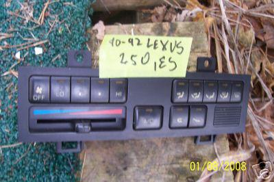 92 - lexus -  ac / heater controler