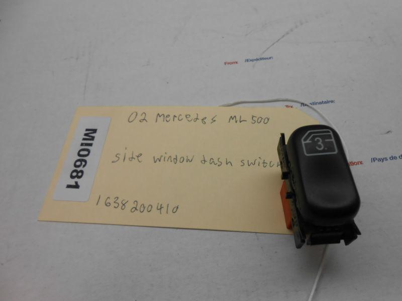 2002 mercedes ml500 side window dash switch oem  1638200410 mi0681