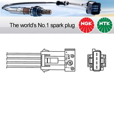 1x ngk ntk oxygen o2 lambda sensor  oza628-u1 oza628u1 (0016)