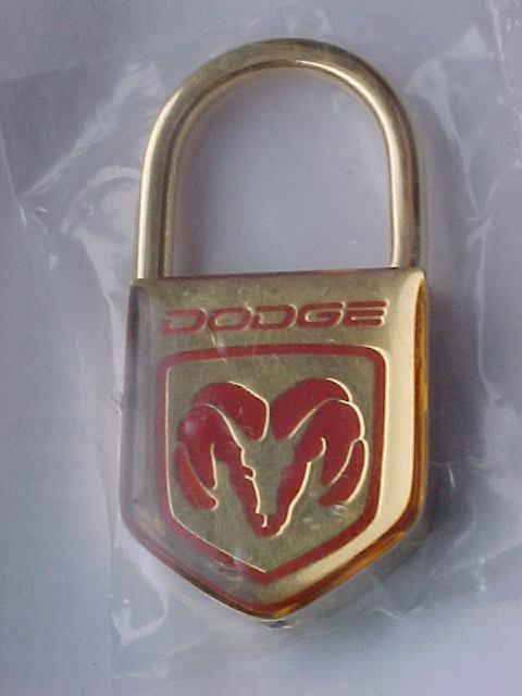 Nice brass dodge key chain