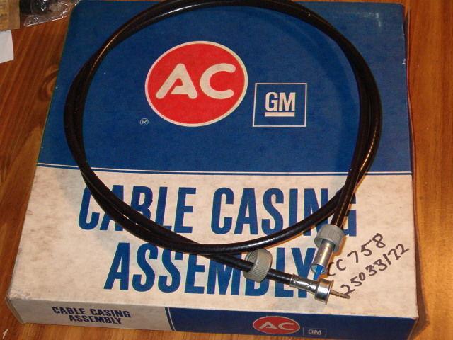 1982 83 buick century, skylark nos ac speedometer cable & casing gm ac758