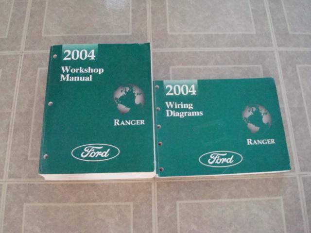 2004 ford ranger truck factory workshop shop service repair manual book set oem