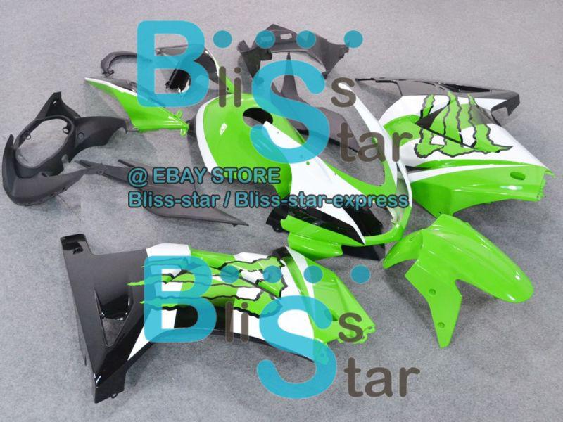 Injection fairing with tank cover kit fit ninja ex250 250r 2008-2012 112 b y8