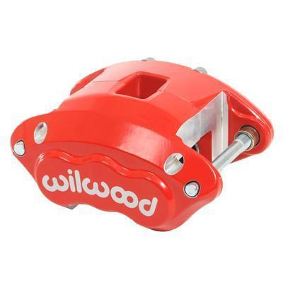 Wilwood 120-11874-rd brake caliper d154 billet aluminum red 2-piston front ea