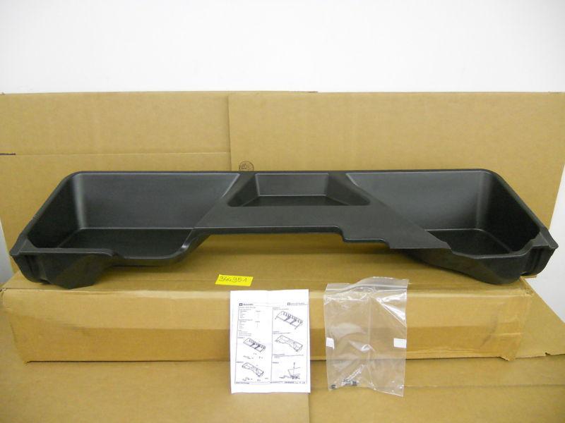 New oem gm 07-13 silverado sierra ext cab underseat storage tray gm# 17803486