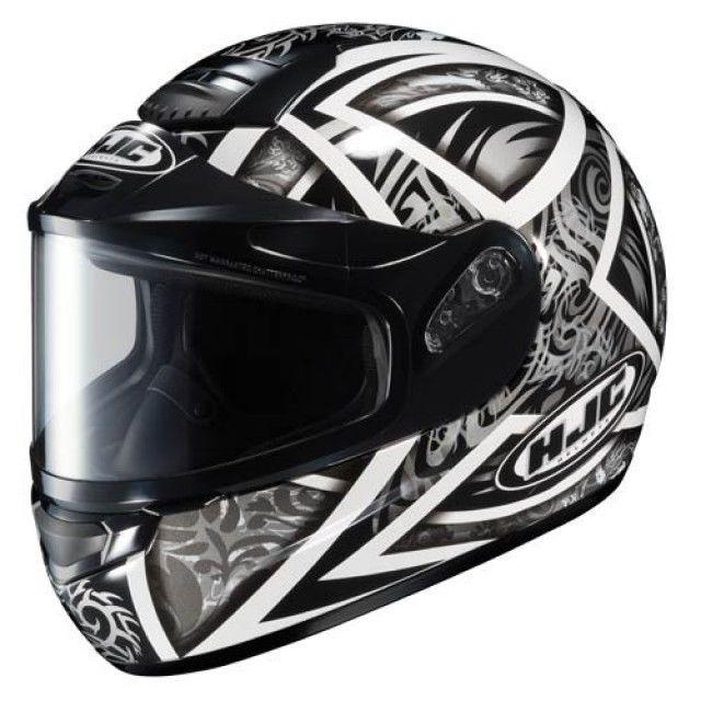 On sale now!! hjc cs-r1 daggar snowmobile helmet large anti-fog shield msrp $125