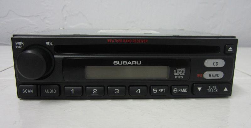 Subaru factory cd radio 86201ae28a 95-06 forester outback legacy impreza