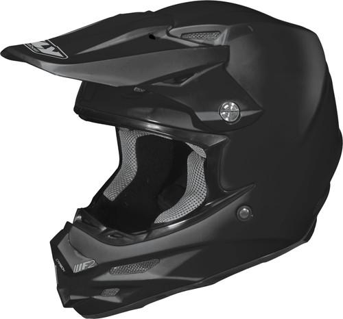 Fly racing f2 carbon solid motorcycle helmet matte black x-small