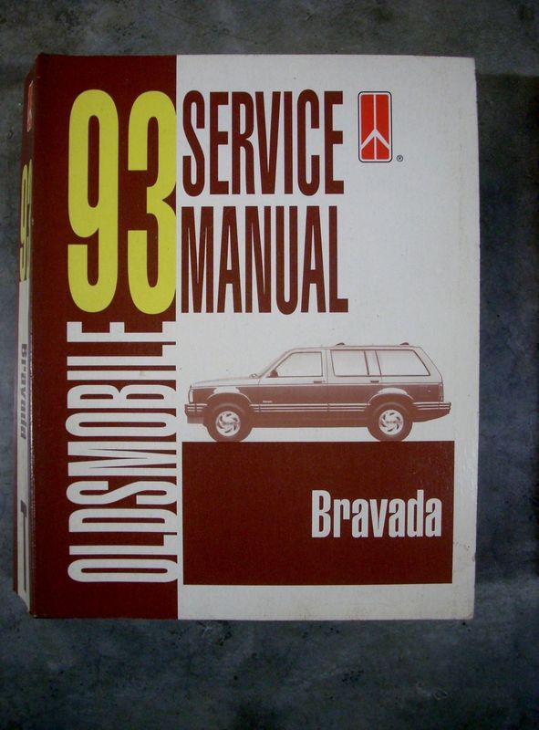 1993 93 olds oldsmobile bravada workshop shop service repair manual book