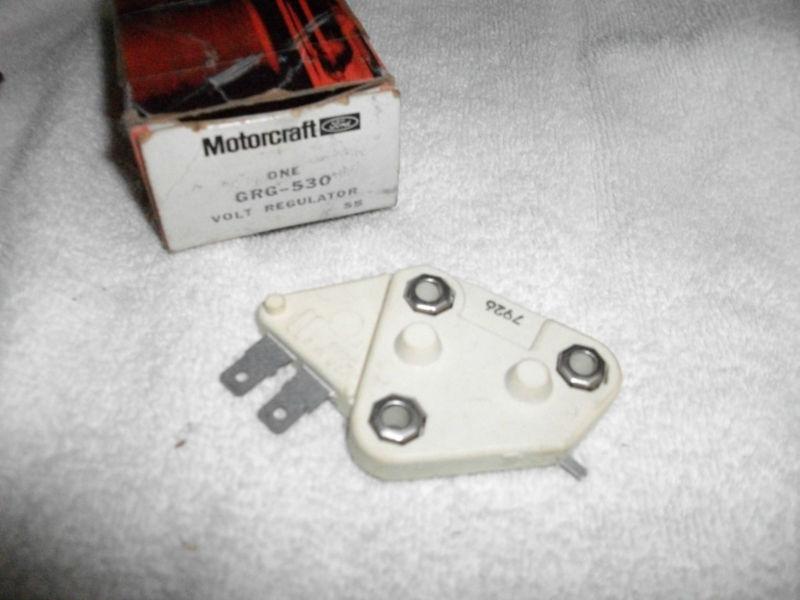 Ford motorcraft nos voltage regulator grg-530