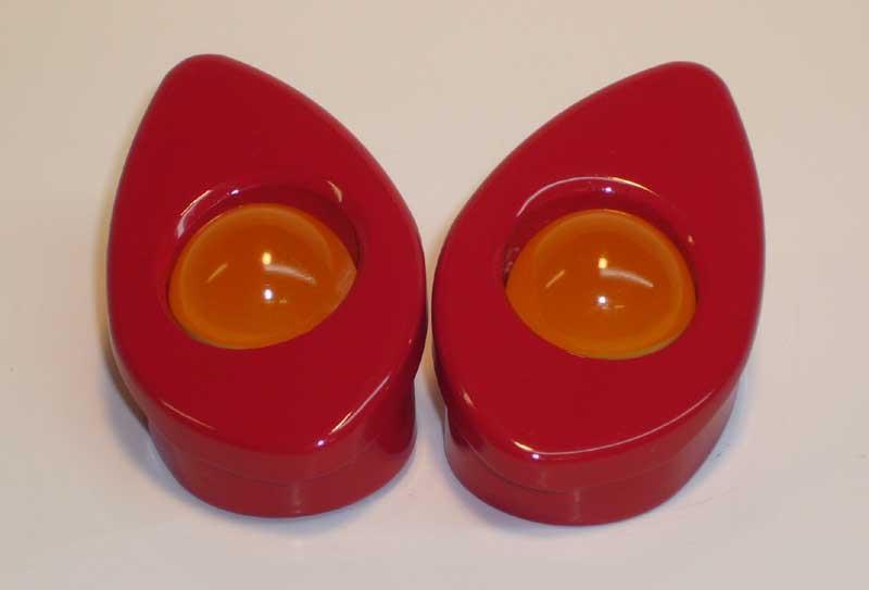 Greggs customs flushmount signals - candy red  gcyc06r6-red