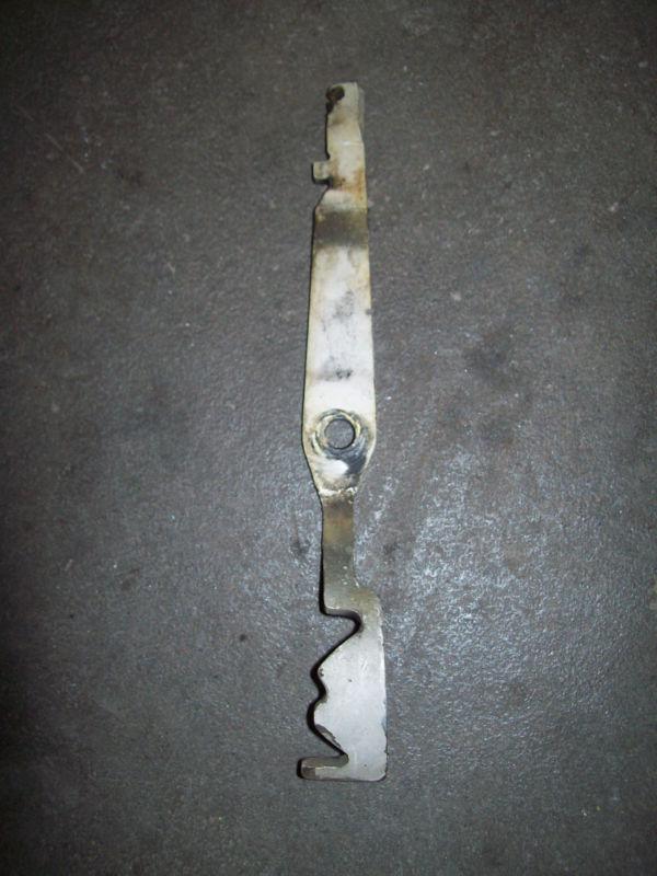 1959 10 hp johnson evinrude omc outboard shift shifter lock lever bracket