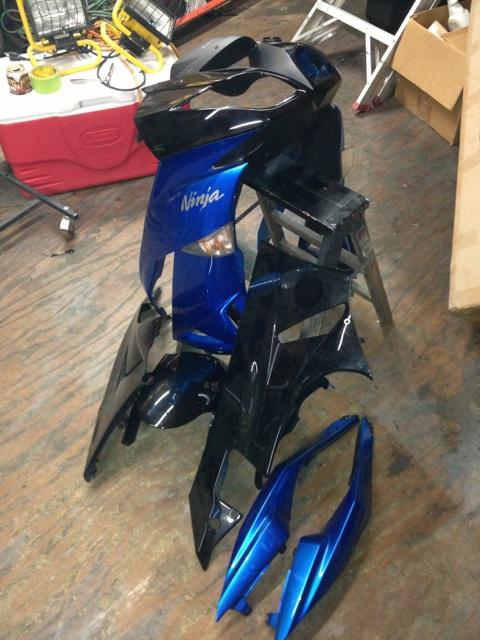 Kawasaki ninja zx6 zx6r 2009 2010 2011 2012 oem fairing set bodywork