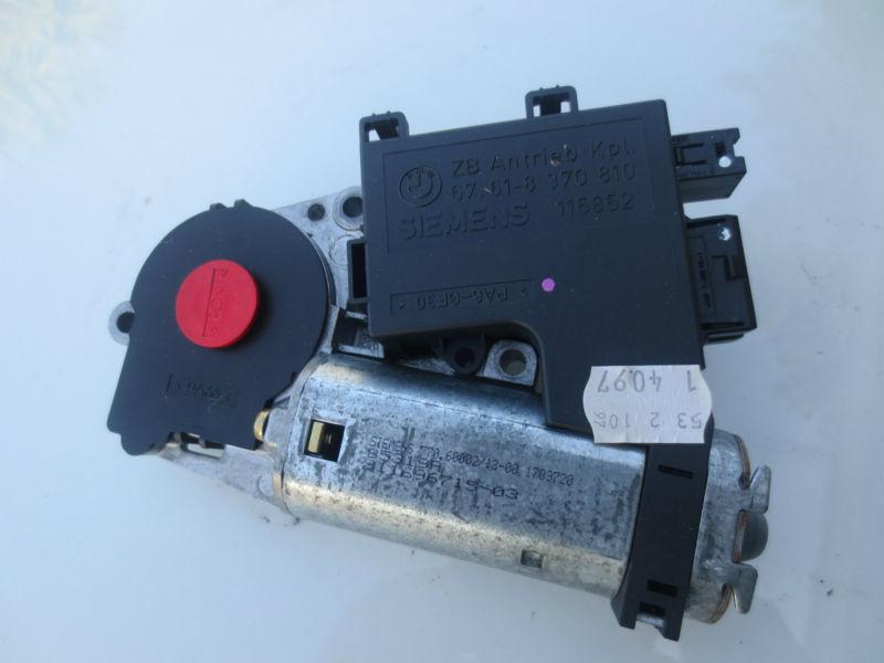 Find BMW SUNROOF MOTOR E38 740i 740iL 750iL E39 528i 530i 540i M5 OEM ...