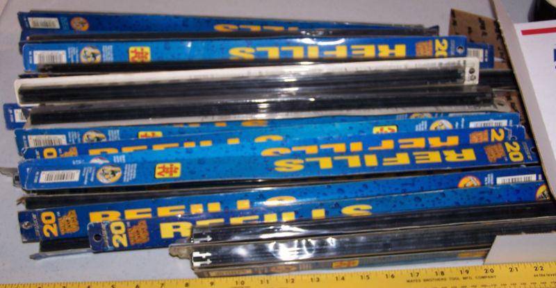 35 pairs - rally 20" twin edge wiper blade refills * cars & trucks * auto * new