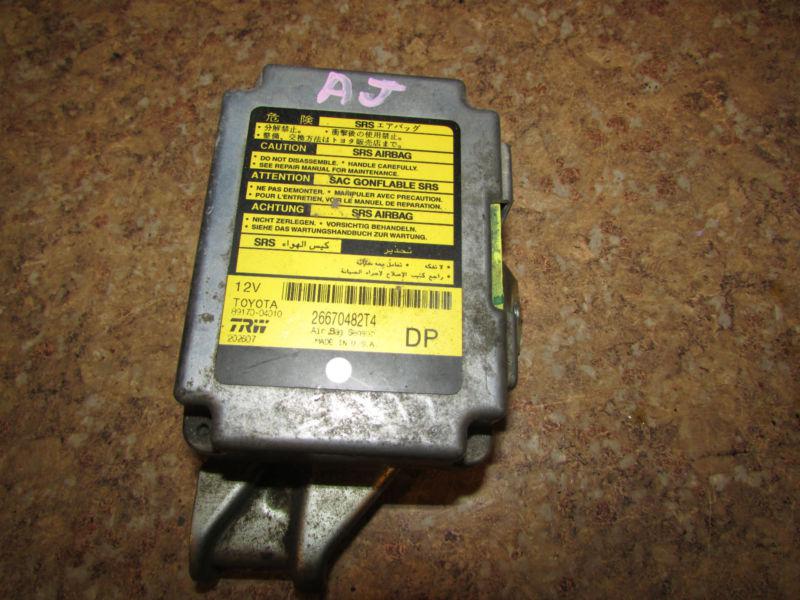 Toyota hilux tacoma truck srs air bag control computer sensor 89170-35010   1998