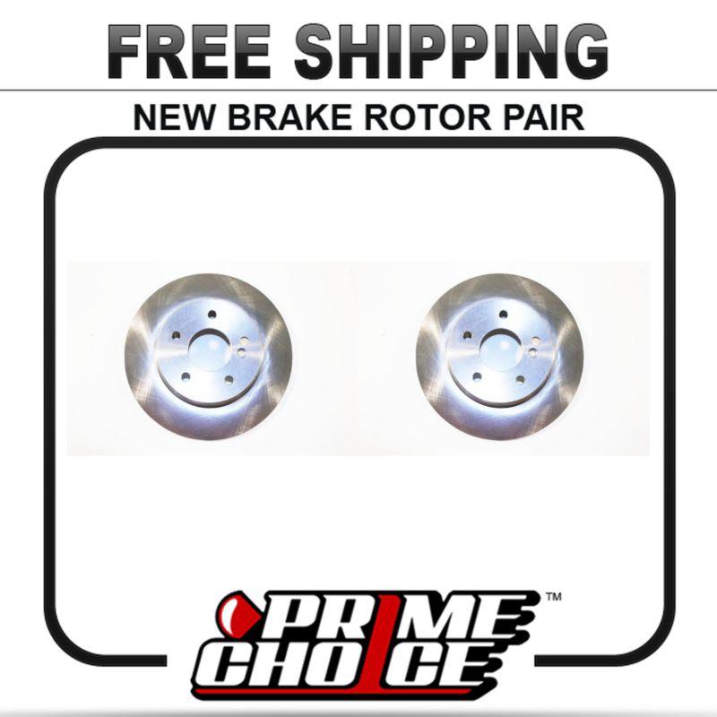 Pair of 2 premium rear disc brake rotors new set kit for left and right side