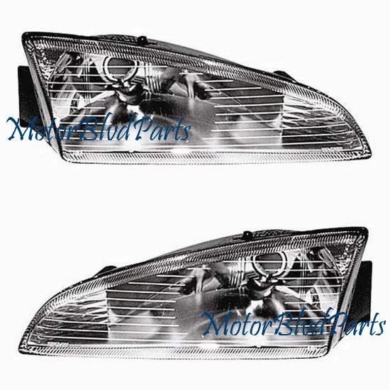 95-97 dodge intrepid headlights headlamps lh+rh set 2pc