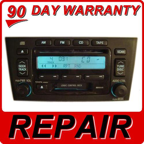 Repair service only - toyota avalon am fm jbl radio cd player tape cassette oem