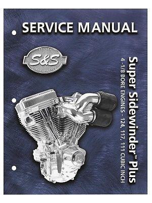 S&s cycle service manual 4-1/8" bore v-series engines 61-1000