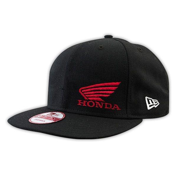 Troy lee designs tld honda wing logo hat new era 9fifty snapback- black/red