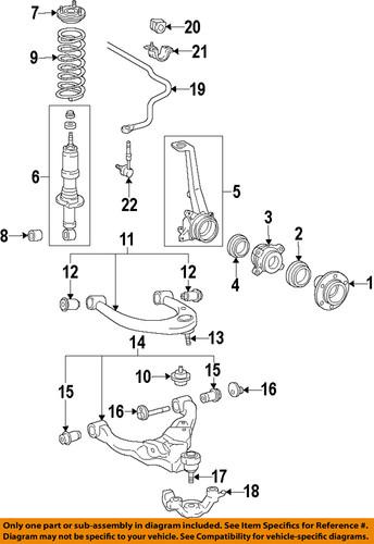 Toyota oem 4357060011 front wheel bearing/wheel bearing