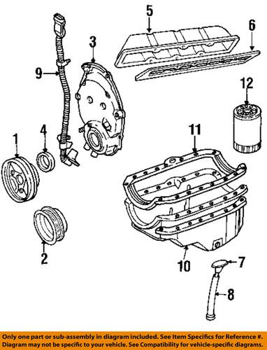 Gm oem 12596851 crankshaft position sensor/engine crankshaft position sensor