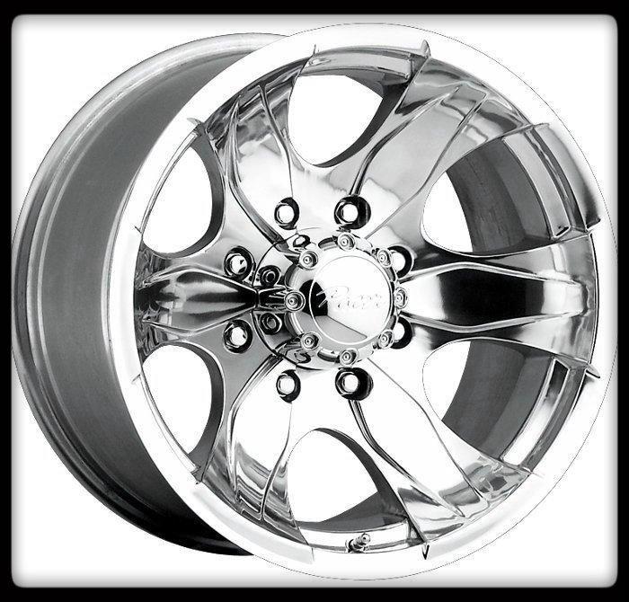 16x8 pacer alloy 187p warrior polished 5x5 deville fleetwood jeep 88 wheels rims