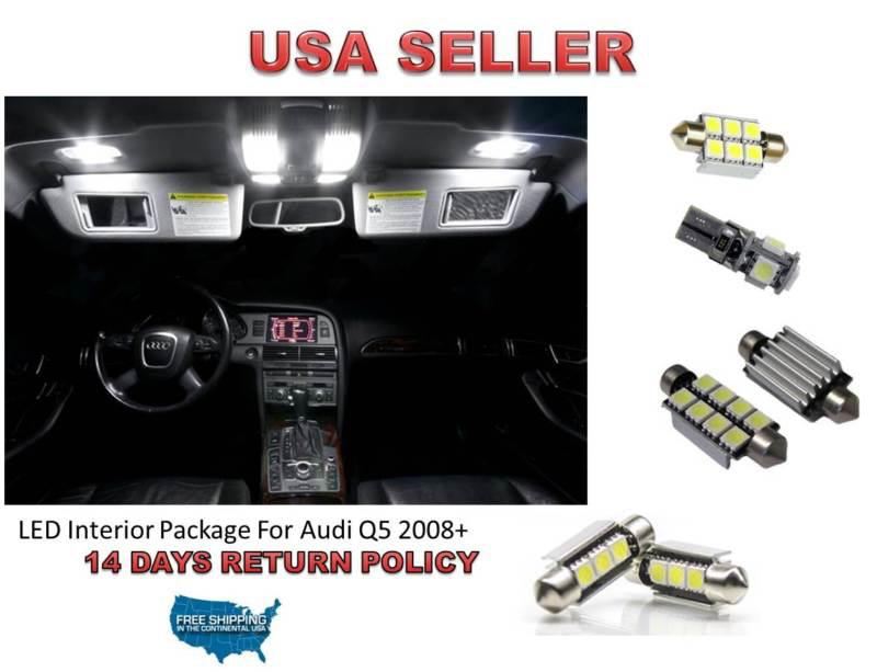 18 x audi q5 led lights interior package kit - full kit interior