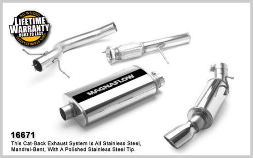 Magnaflow 16671 cadillac truck escalade stainless cat-back system exhaust