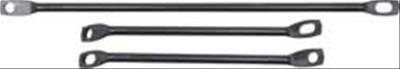 Oer k909 mounting brackets front spoiler steel black chevy set of 3