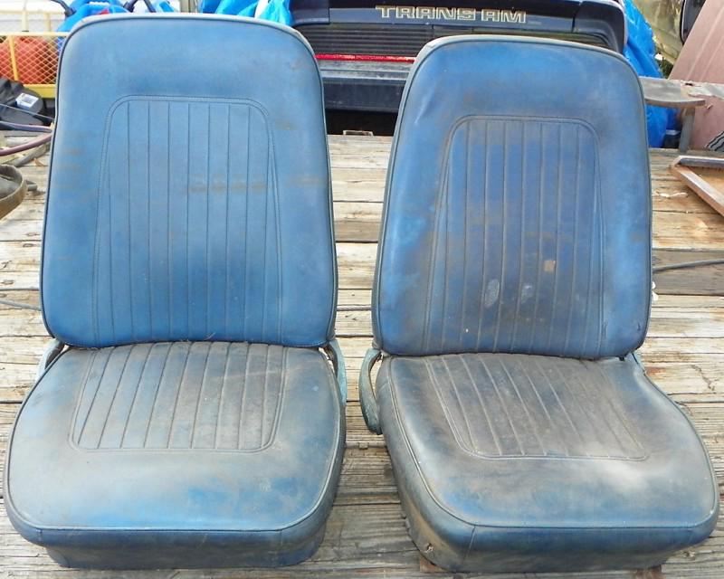 1967 1968 camaro firebird original set of bucket seats very solid 67 68