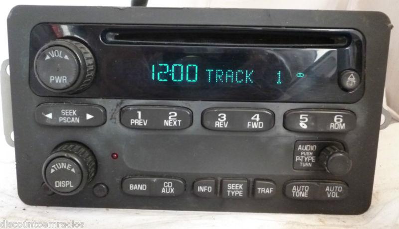 00-05 chevrolet malibu cavalier monte carlo impala radio cd 10346316 *