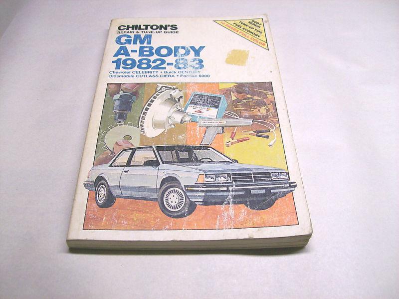 Gm a-body 1982-83 chilton manual