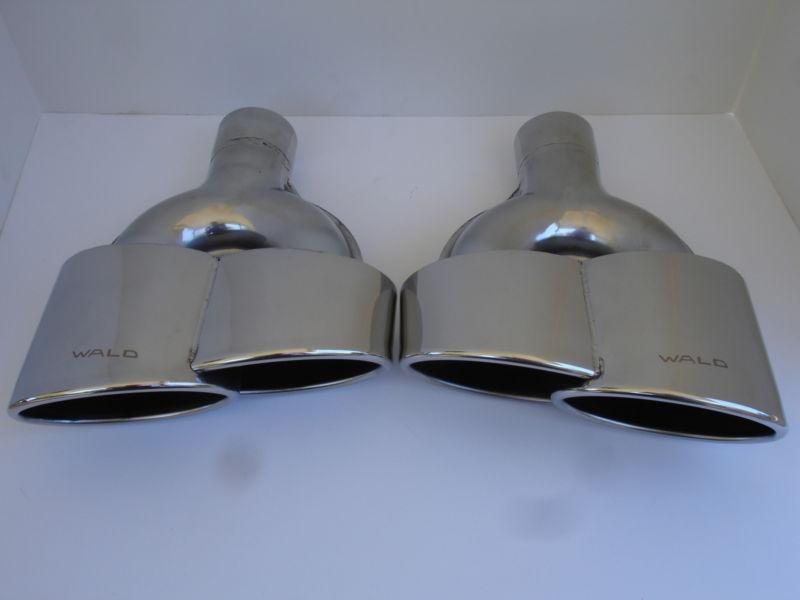 Wald style exhaust tips mercedes c300 c350 e350 e400 e550 s350 s400 s550 s600