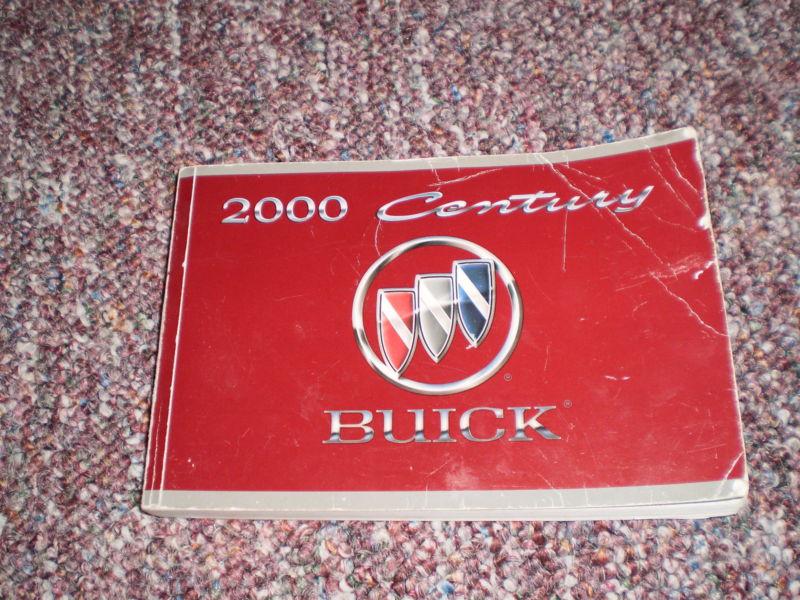 2000 buick century car owners manual book guide all models