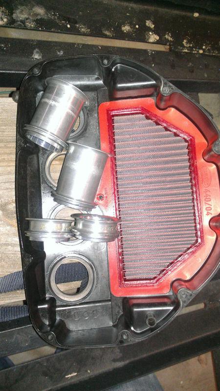 06-07 suzuki gsxr 750 600 factory pro velocity stacks w/ air box and k&n filter