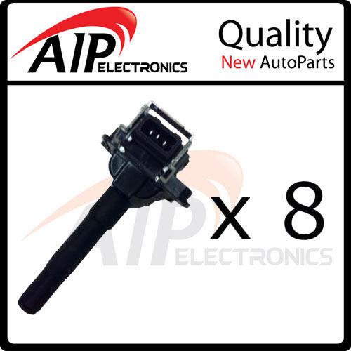 New ignition coil on plug pencil 3 prong **v4 v6 v8 **set of 8