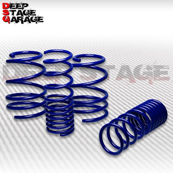 1.5" drop racing sport suspension lowering 08-11 subaru impreza wrx/ sti blue