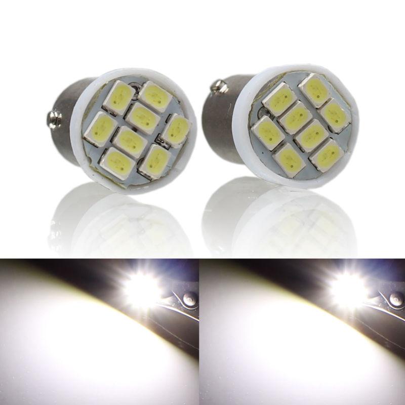 2 x ba9s h21w bright white 8-smd car led interior map dome lights lamp