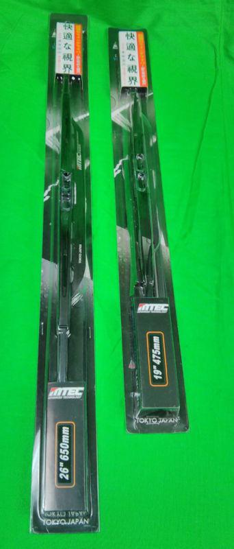 2 new honda accord 2008 2009 2010 2011 black mtec sports windshield wiper blades