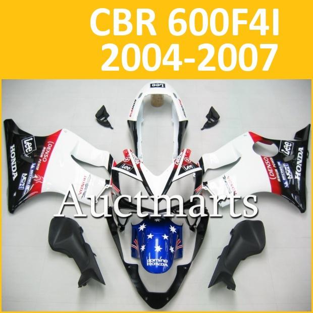 Fit honda 04 05 06 07 cbr600f4i cbr 600f f4i 2004 2005 2006 2007 fairing b13 g7