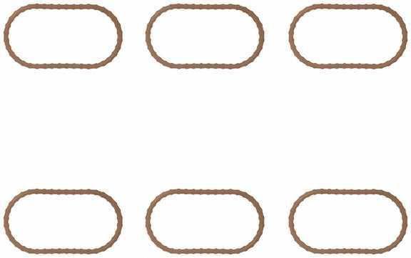 Fel-pro gaskets fpg ms92587 - intake plenum gasket set