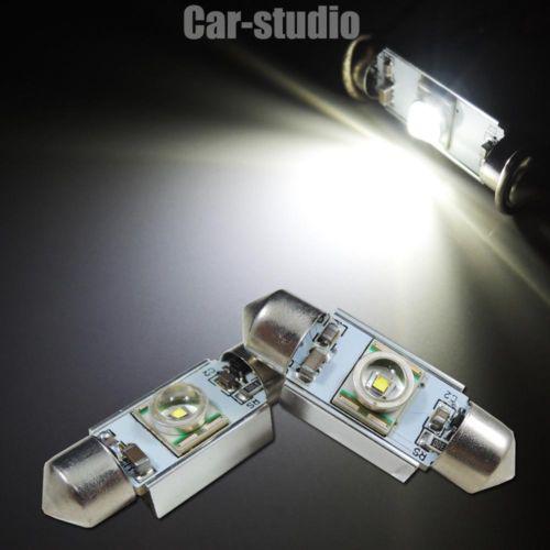 2x extremely bright error free 36mm 6411 cree led bulbs license plate lights #c1