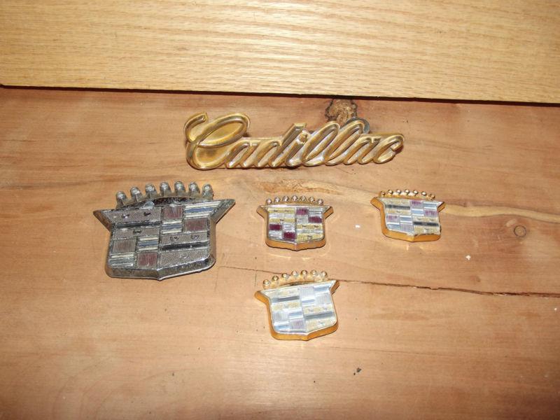 Cadillac lot of emblems