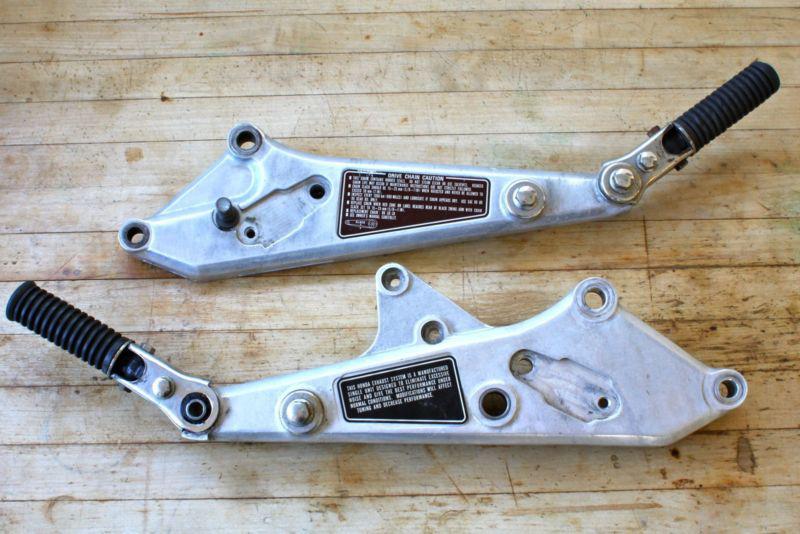 Honda rearsets cb750 cb900 cb750f cb900f original honda euro sportkit 