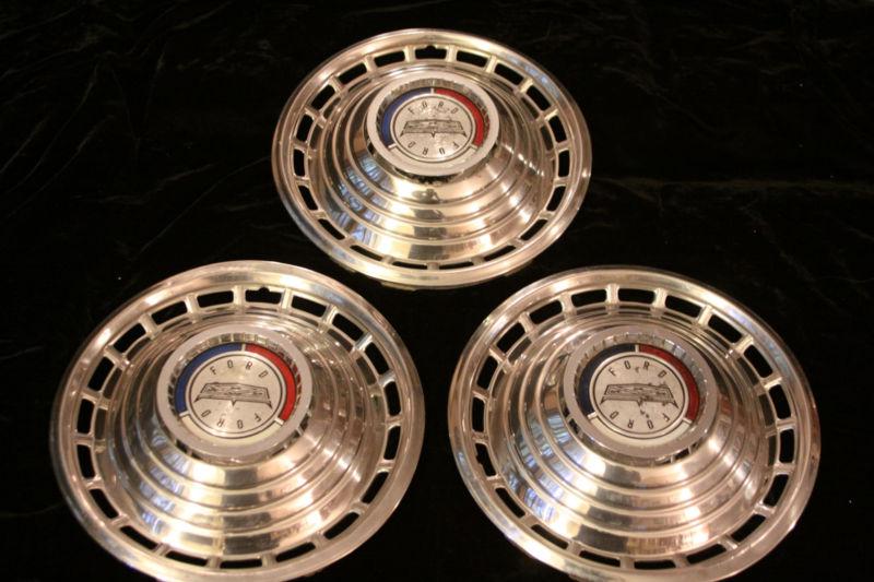 1963 1964 ford galaxie 500 xl wheel covers 14" hubcaps 